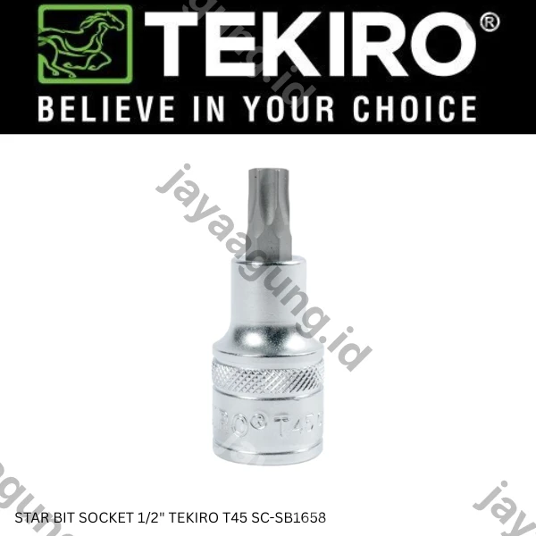 STAR BIT SOCKET 1/2" TEKIRO T45 SC-SB1658