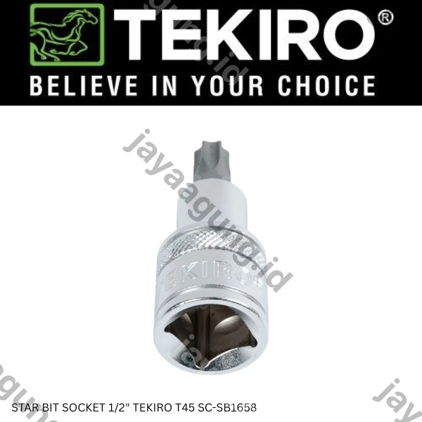 Gambar STAR BIT SOCKET 1/2" TEKIRO T45 SC-SB1658 ke-2