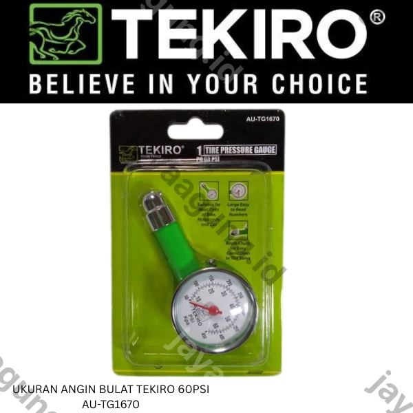 Gambar UKURAN ANGIN BULAT TEKIRO 60PSI  AU-TG1670 ke-3