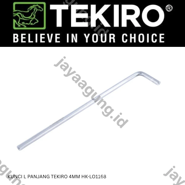 Gambar KUNCI L PANJANG TEKIRO 4MM HK-LO1168 ke-2