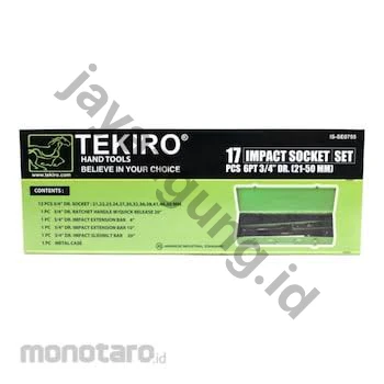 SOCK SET IMPACT TEKIRO 3/4" DR 17PCS IS-SE0755