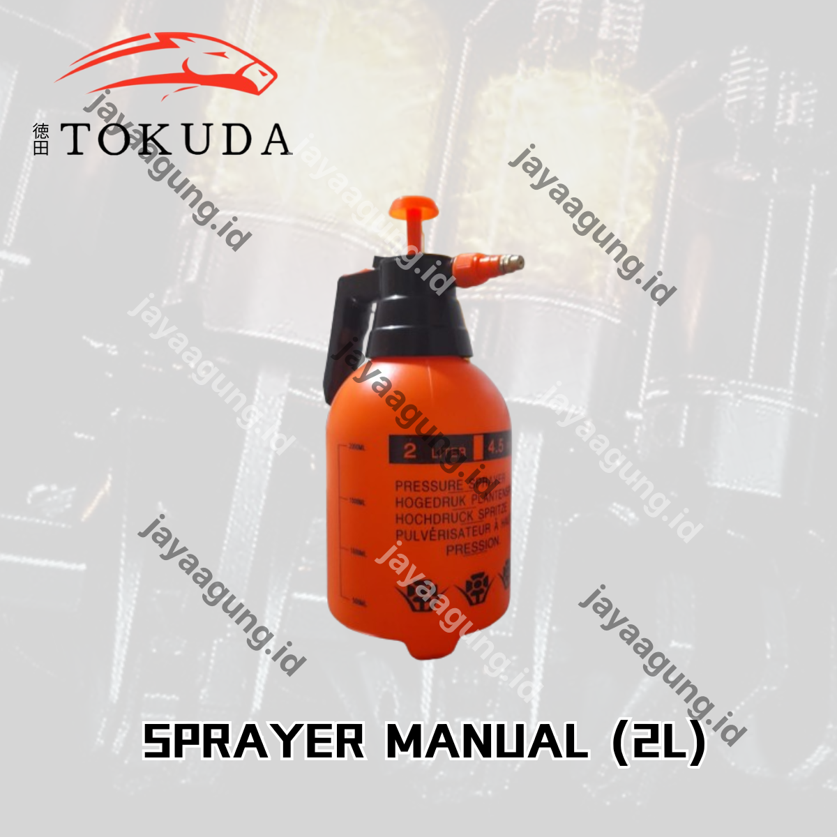 Gambar SPRAYER MANUAL TOKUDA 2L (ORANGE) ke-2