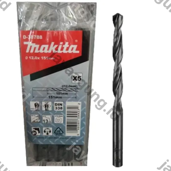 MATA BOR HSS METAL MAKITA 12X151(101)MM D-38788