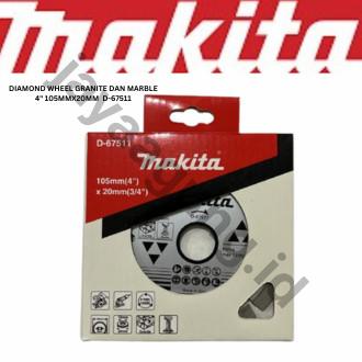 Gambar DIAMOND WHEEL MAKITA 4" GRANITE & MARBLE (D-67511)** ke-2