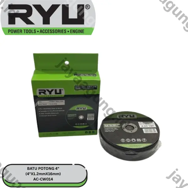 Gambar BATU POTONG RYU 4"X1.2MMX16MM AC-CW014 ke-4