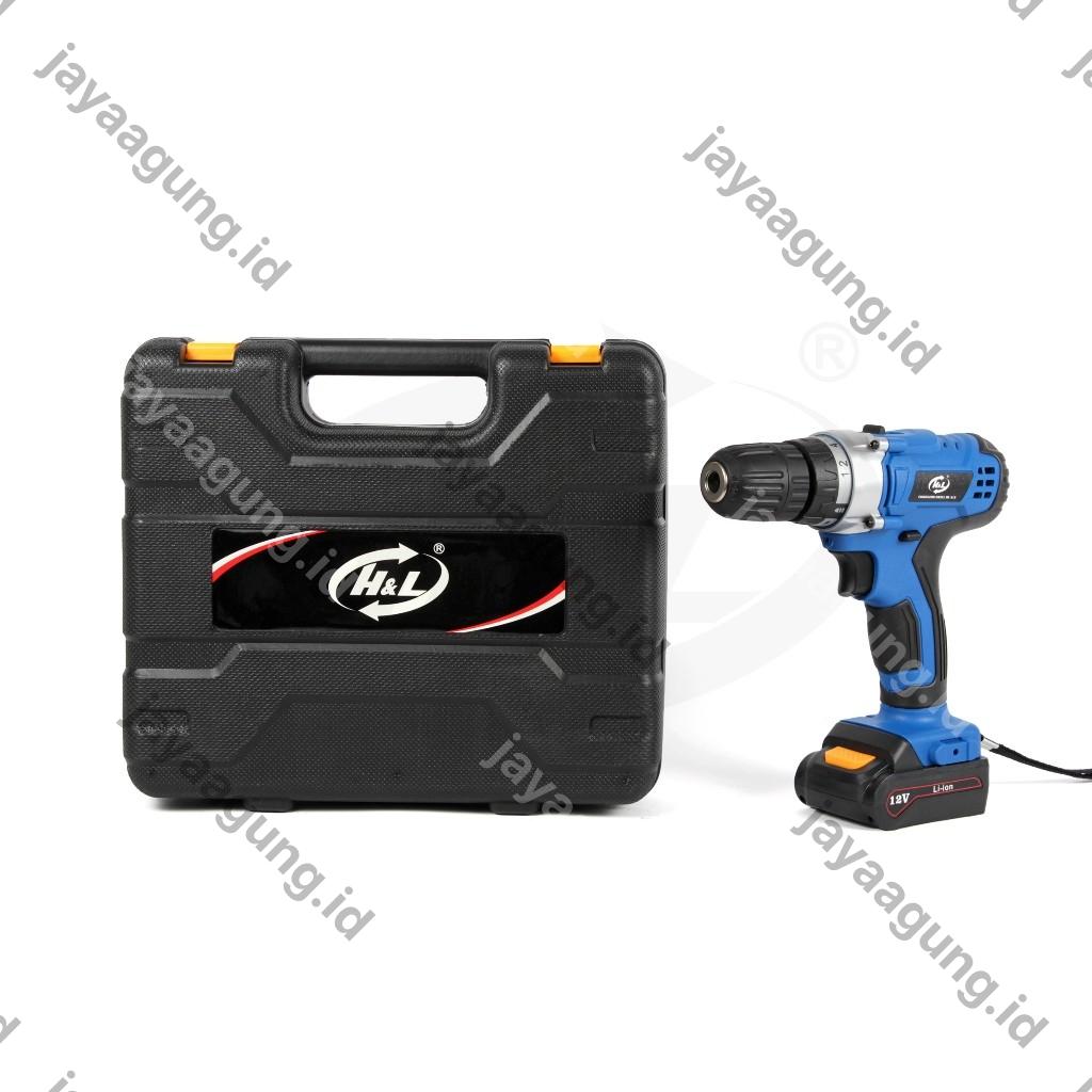 C.LESS DRILL H&L HL812 (2 BATERAI)