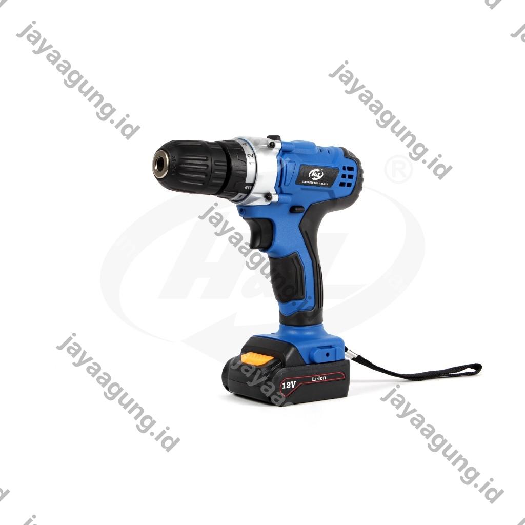 Gambar C.LESS DRILL H&L HL812 (2 BATERAI) ke-2