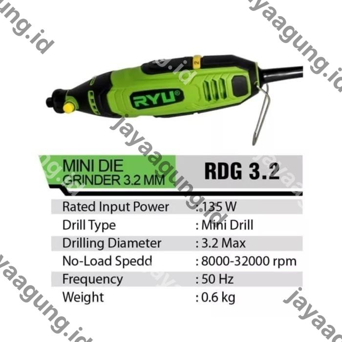 Gambar DIE GRINDER MINI RYU RDG 3.2 ke-4