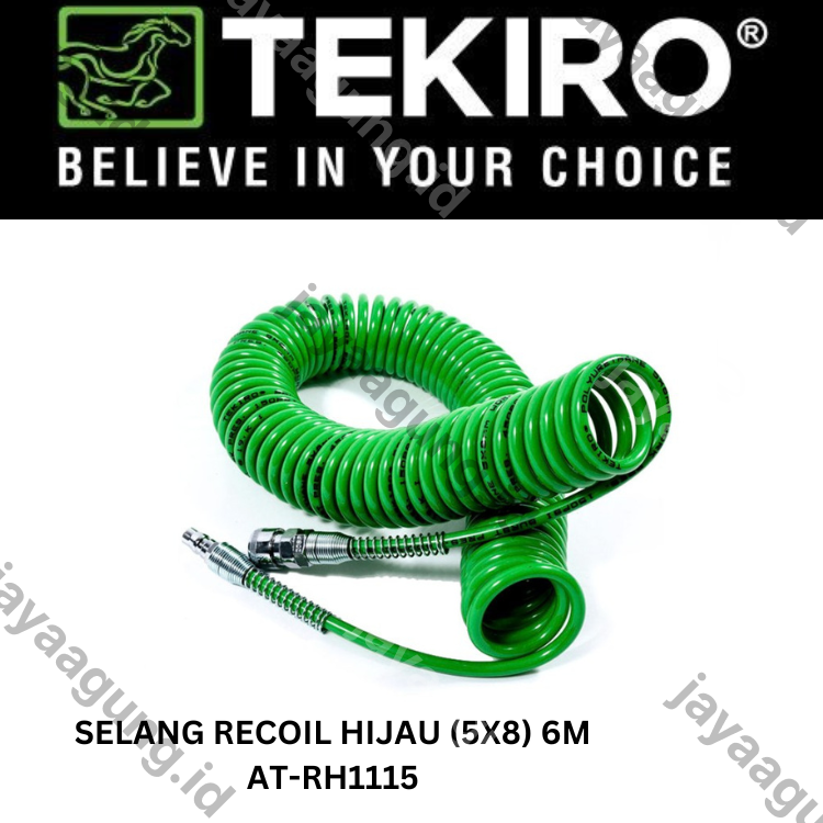 Gambar SELANG RECOIL HIJAU TEKIRO (5X8) 6M AT-RH1115 ke-4