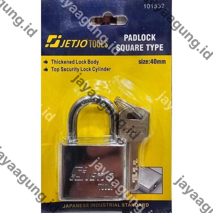 Gambar GEMBOK BESI JETJO PDK 40MM 101532 ke-2