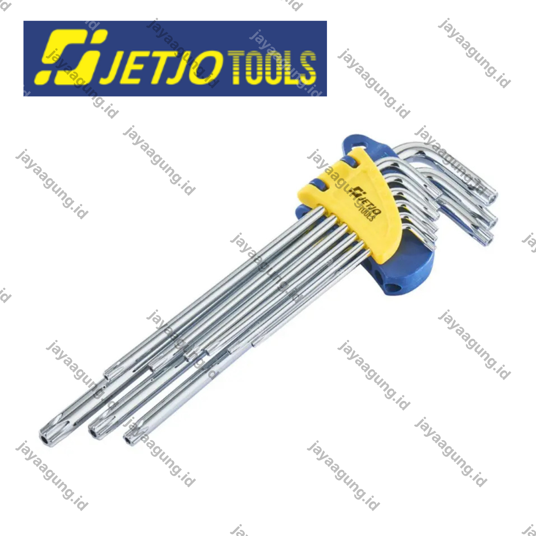 Gambar KUNCI L SET TORX JETJO 9PCS (LUBANG) 601306 ke-2