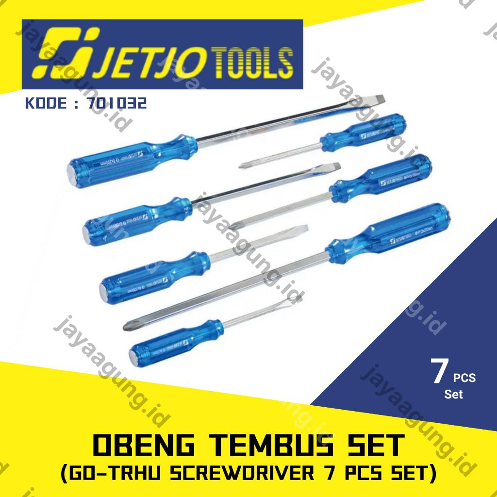 OBENG TEMBUS SET JETJO 7PCS 701032