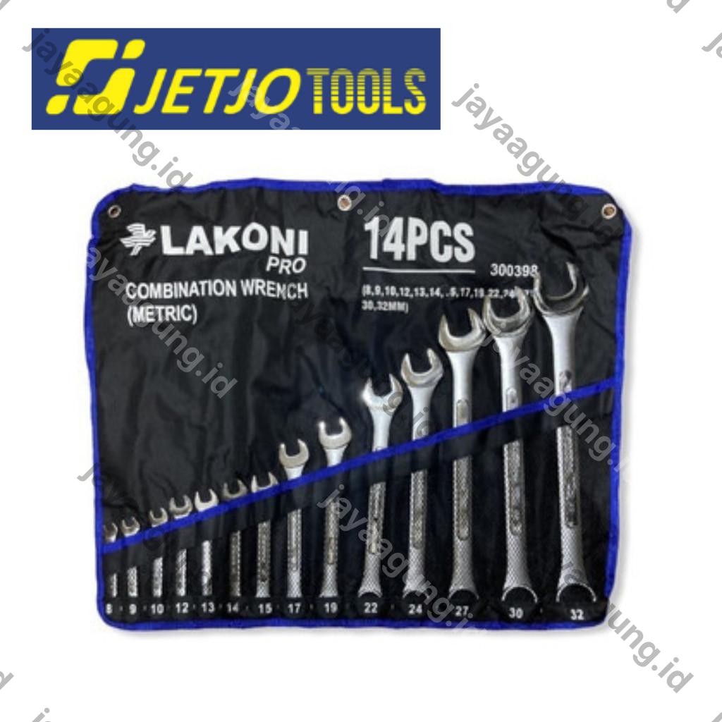 Gambar KUNCI RING PAS SET JETJO 8-32MM (14PCS) 300398 ke-2