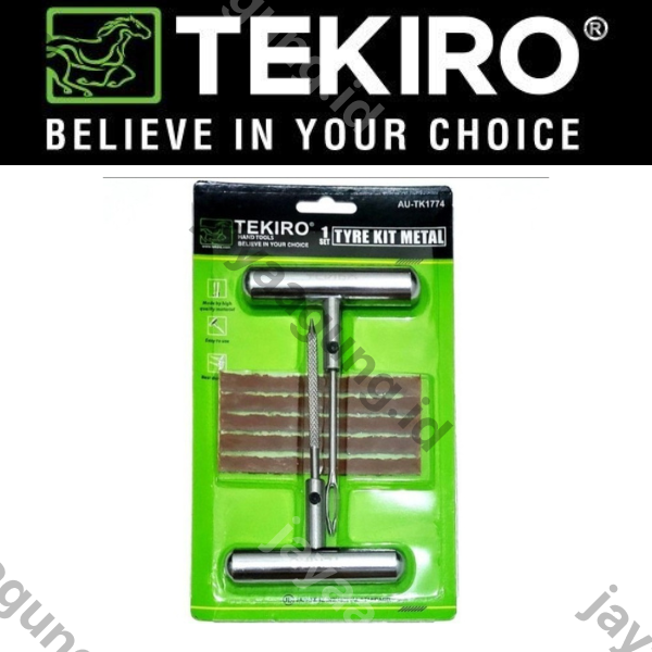Gambar ALAT TAMBAL BAN TUBLES SET GAGANG BESI TEKIRO AU-TK1774 ke-3