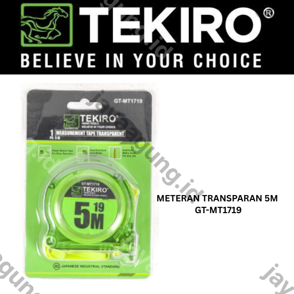 METERAN TRANSPARAN TEKIRO 5M GT-MT1719