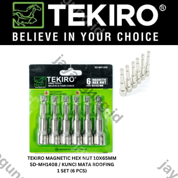 MAGNETIC HEX NUT TEKIRO 10X65MM SD-MH1408