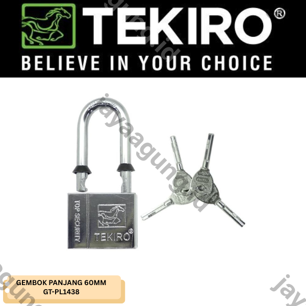 Gambar GEMBOK BESI TEKIRO PNJG 60MM GT-PL1438 ke-2