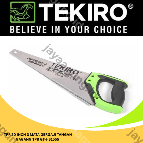 Gambar GERGAJI TANGAN TEKIRO TPR 20" 3T GT-HS1555 ke-2