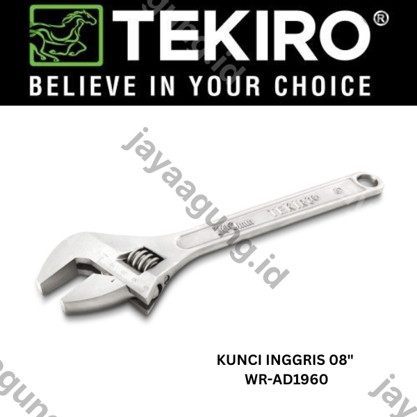 KUNCI INGGRIS TEKIRO 08" WR-AD1960