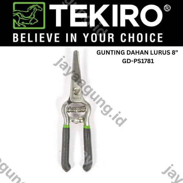 Gambar GUNTING DAHAN LURUS TEKIRO 8" GD-PS1781 ke-2