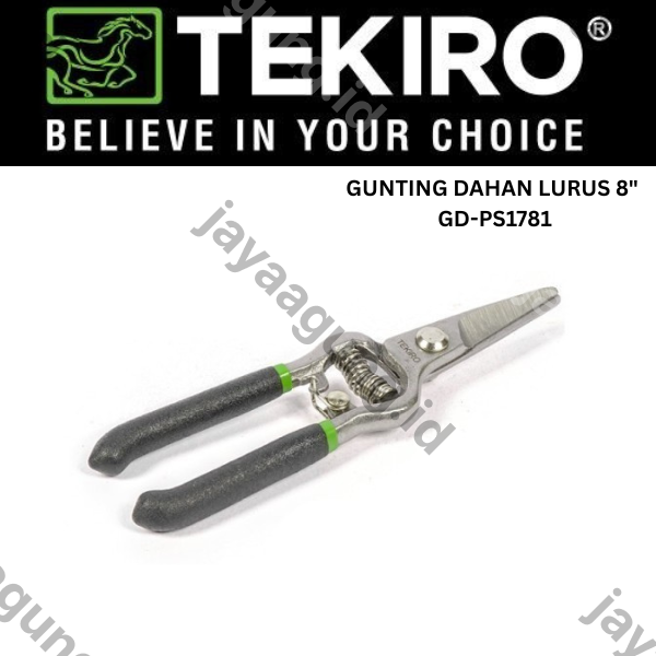 Gambar GUNTING DAHAN LURUS TEKIRO 8" GD-PS1781 ke-3