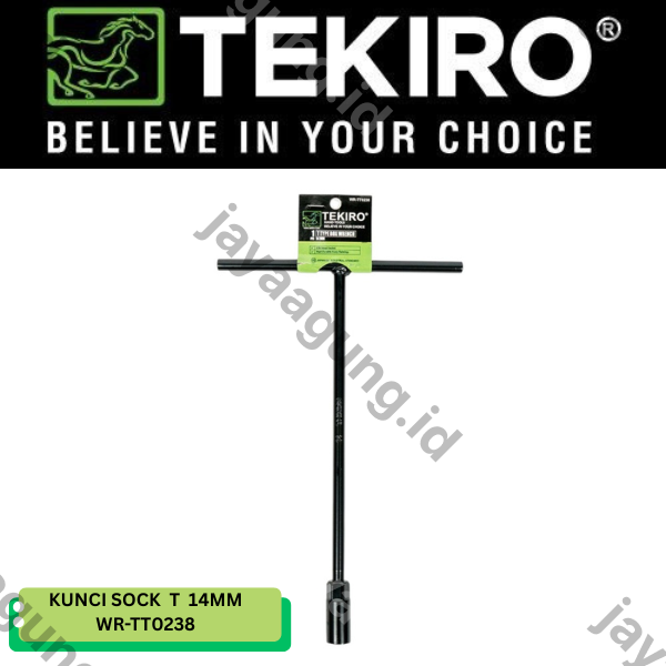 KUNCI SOCK T TEKIRO HITAM 14MM WR-TT0238