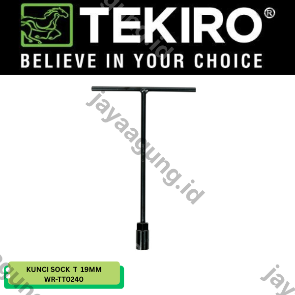 Gambar KUNCI SOCK T TEKIRO HITAM 19MM WR-TT0240 ke-4