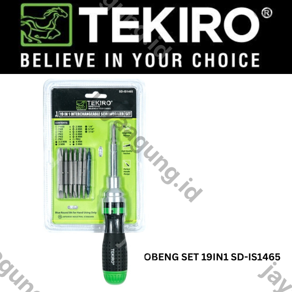 Gambar OBENG SET TEKIRO 19IN1 SD-IS1465 ke-2