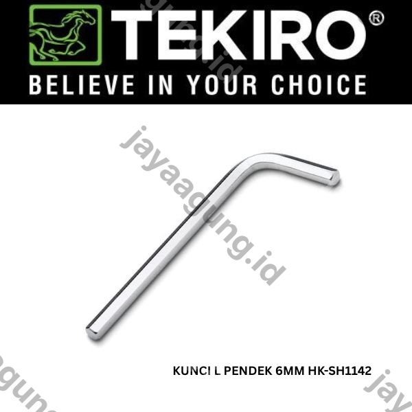KUNCI L PENDEK TEKIRO 6MM HK-SH1142
