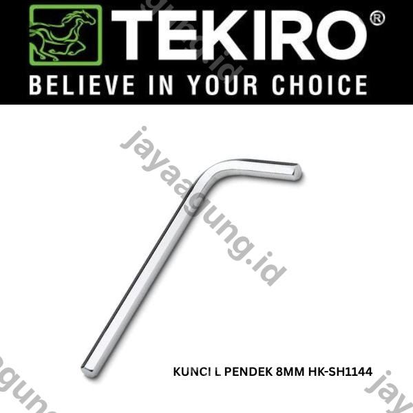 KUNCI L PENDEK TEKIRO 8MM HK-SH1144